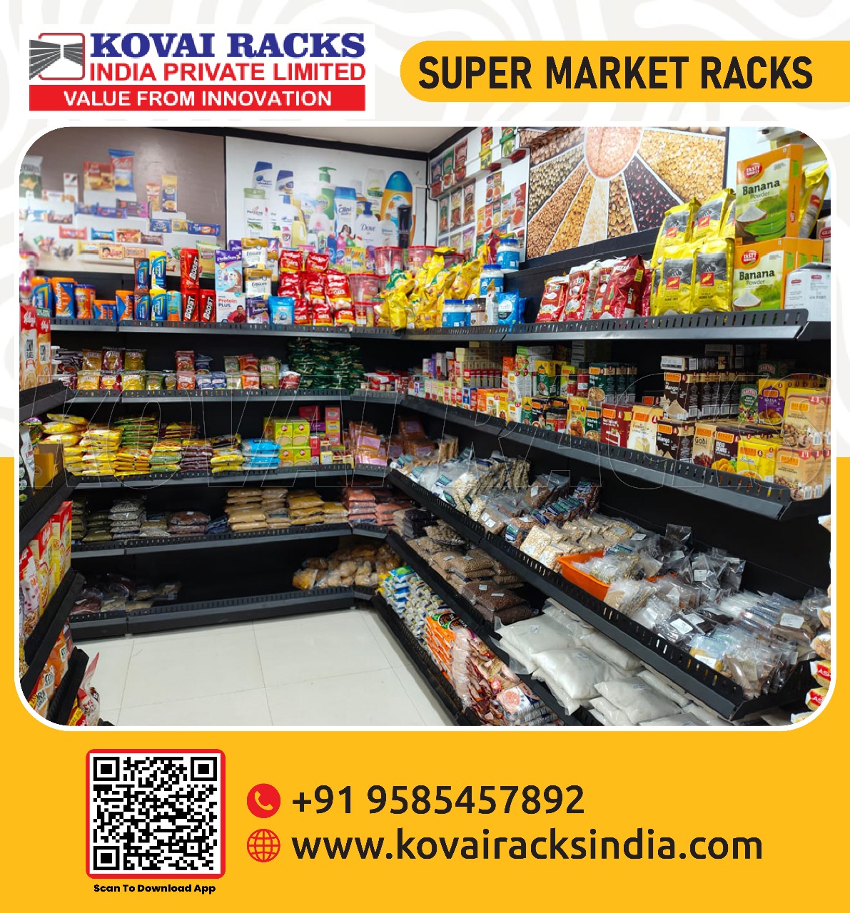 Wall Side with Corner rack